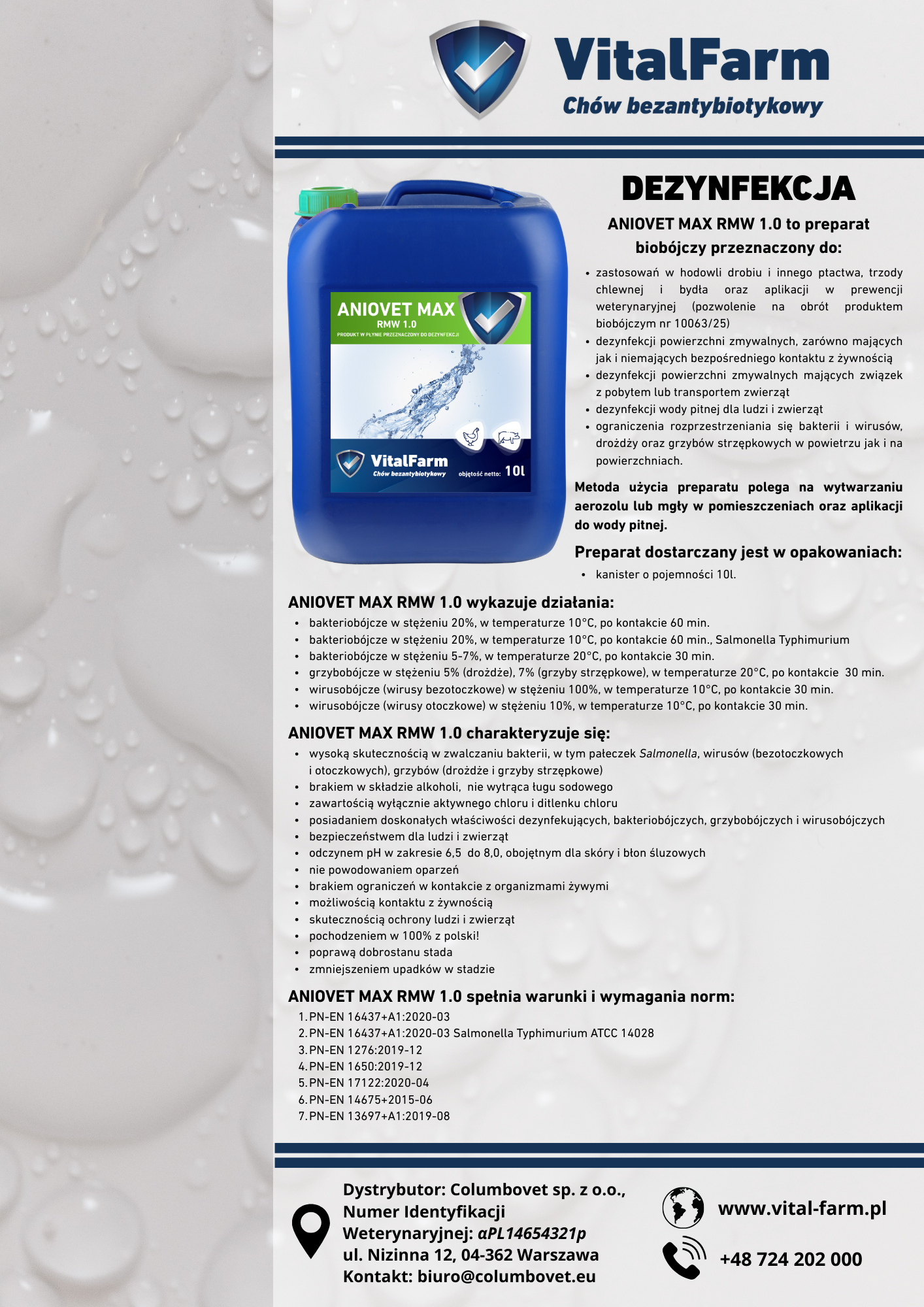 ANIOVET MAX RMW 1.0