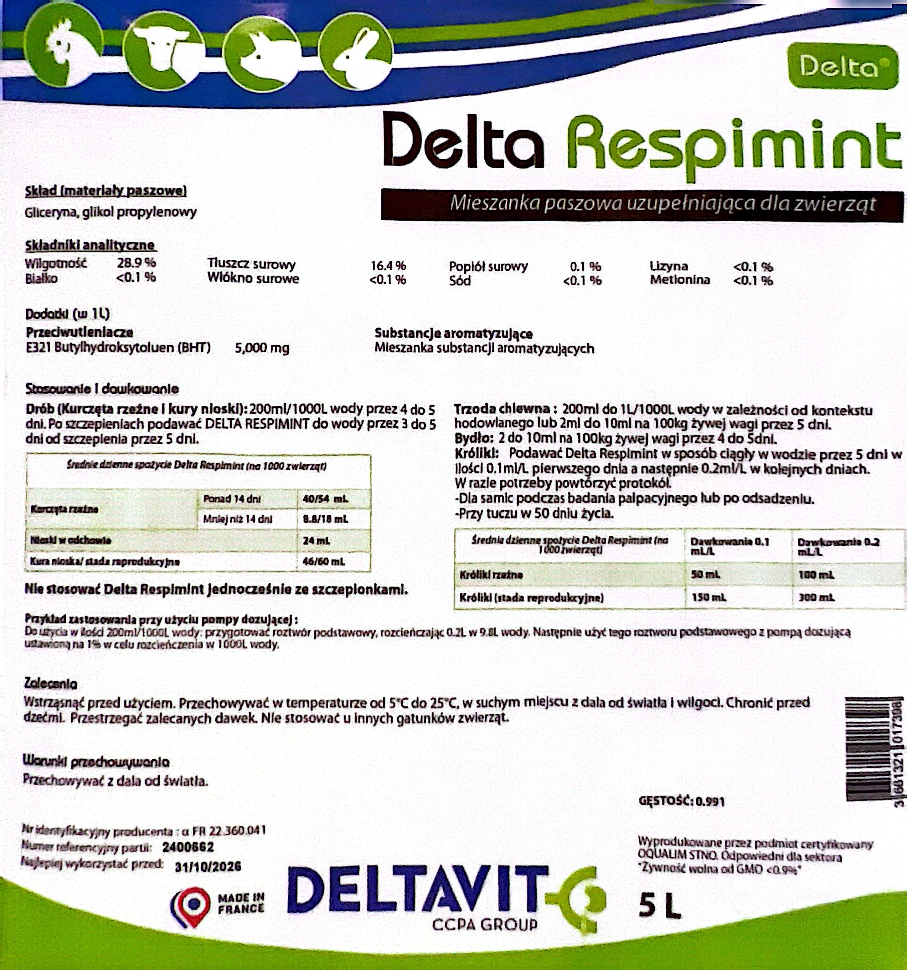 DELTA RESPIMINT